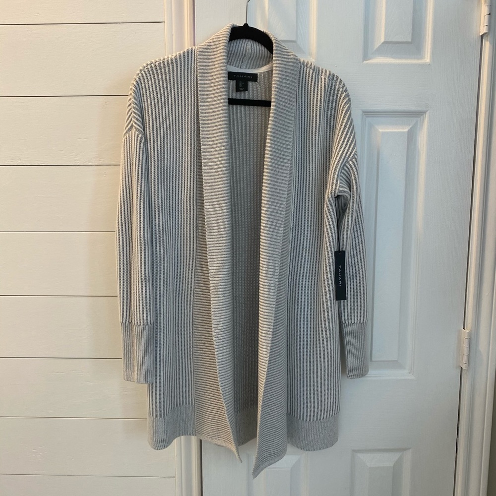 Tahiti open front shawl collar cardigan